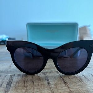 Black Cat-Eye Sunglasses Karen Walker 
New Sunglasses Never Worn